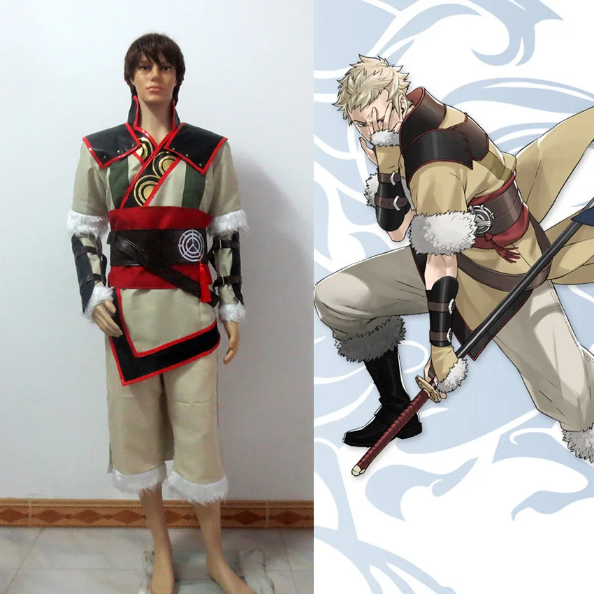 Игровая эмблема огня Пробуждение Owain косплей костюм взрослый на Хэллоуин