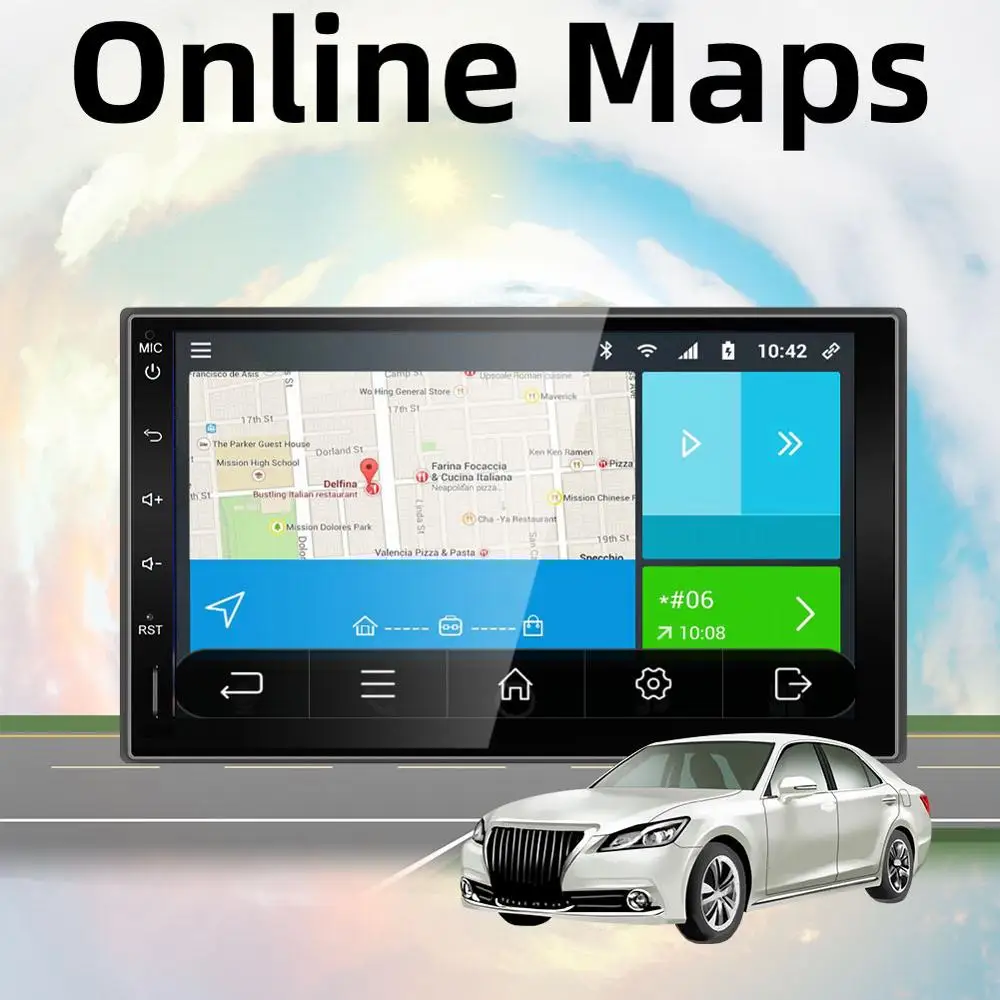 Bosion 2 din автомобильное радио gps android автомобильный стерео Кассетный плеер рекордер