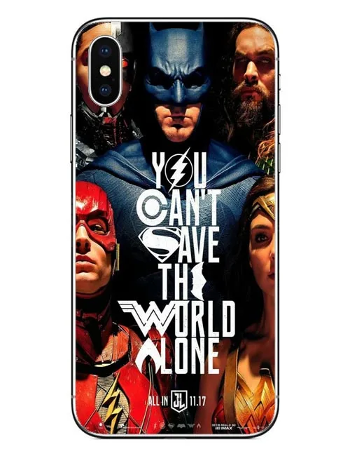 Чехол для телефона Бэтмен Супермен Чудо женщина Лига Справедливости DC чехол с