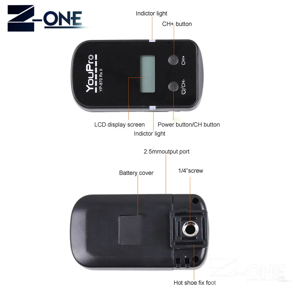 ЖК беспроводной пульт дистанционного управления затвором 2 4G для Canon EOS 50D 40D 30D 20D 10D