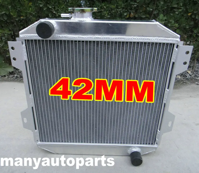 Алюминиевый радиатор 42 мм для вентилятора Ford Капри MK1 MK2 MK3 цей 2 0 л 1 6 л/Essex /Escort и 12
