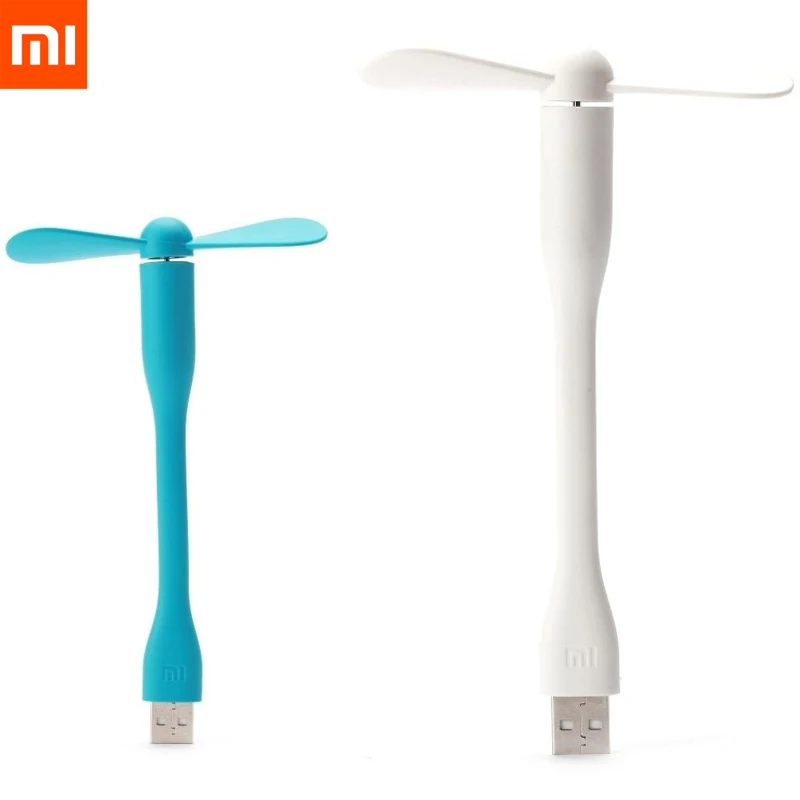 Xiaomi Mijia Портативный USB вентилятор гибкий USB Вентилятор Кулер для банка питания ноутбука ноутбук гибкий вентилятор