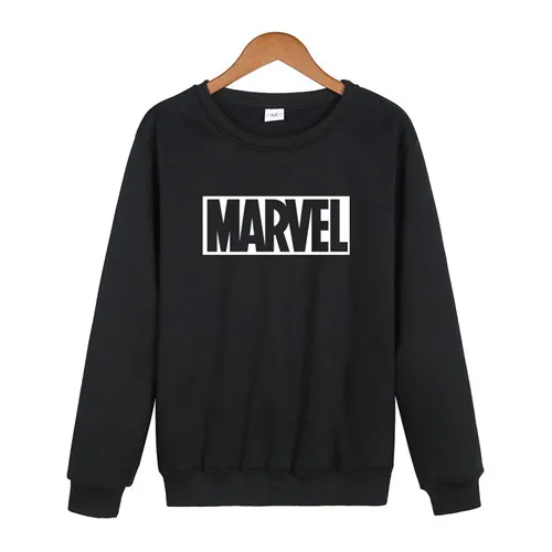 Толстовки Hombre MARVEL Sudaderas в стиле хип-хоп для мужчин s/Madam бренд с буквенным принтом пуловер с капюшоном Толстовка приталенная мужская Толстовка - Цвет: 57black