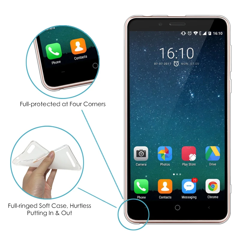 JURCHEN силиконовый чехол для Leagoo Kiicaa power Cover 5 0 дюймов Мягкий ТПУ телефона Case