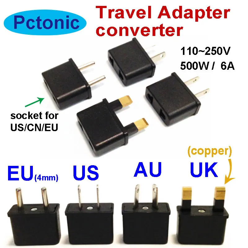 Небольшой дорожный преобразователь электрической розетки переменного тока