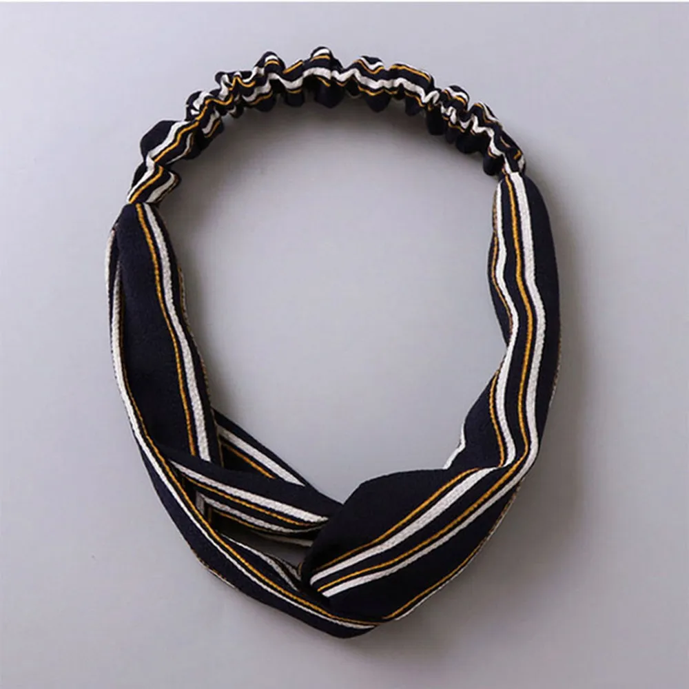 Girl Spring Suede Soft Solid Headbands Vintage Cross Knot Elastic Hairbands Bandanas Girls Hair Bands Accessories W0210 | Детская одежда