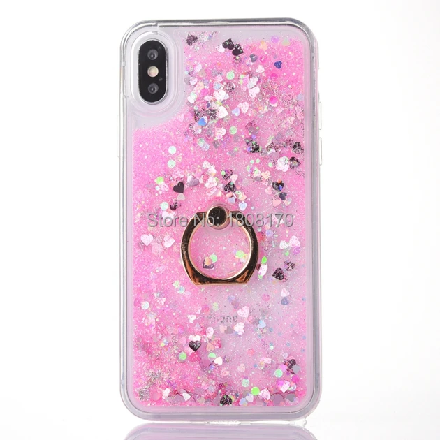 Чехол из ТПУ для IPhone X 8 7 6 6S Plus 5 5S SE Diamond Lover Dynamic Glitter Cover 50 шт. | Мобильные телефоны и
