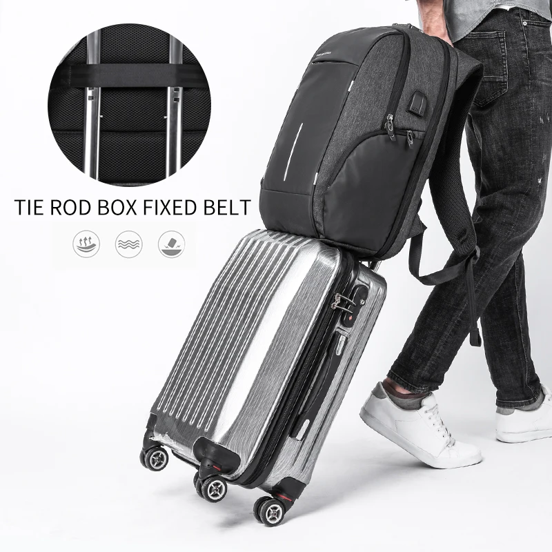 Рюкзак для мужчин KAKA New Men Backpack Anti Theft Laptop Bag 15.6 дюймовый блокнот Мужская школьная сумка Mochila для подростков