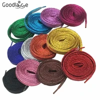 100 pairs of metallic glitter shoelaces bling shoe laces for sneaker sport shoes 115cm45 long