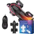 Вибрирующий удлинитель пениса, вибратор, стимулятор головки, тренировочный рукав для задержки, Мужской мастурбатор, пуля, вибратор, взрослые секс-игрушки для мужчин