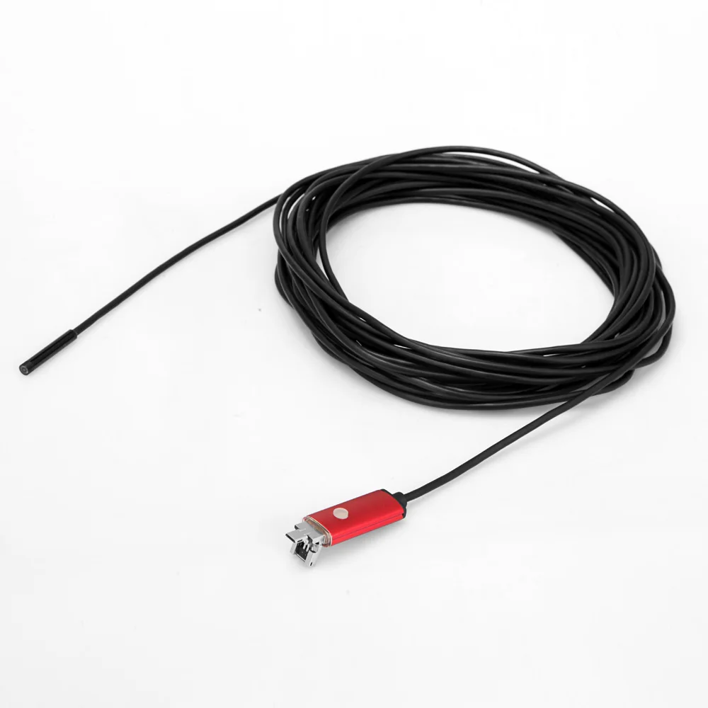 USB эндоскоп с объективом 2 в 1 8 мм 10 м|Микроскопы| |