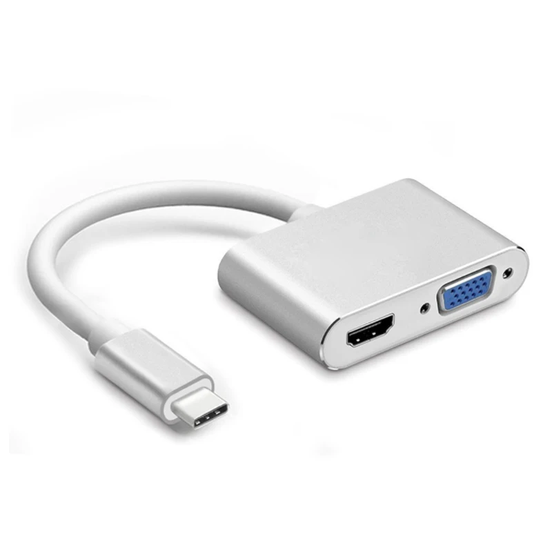Eyefun аудио и видео конвертер тип- c к hdmi vga адаптер Тип 4k для компьютера MSI Lenovo Dell Huawei