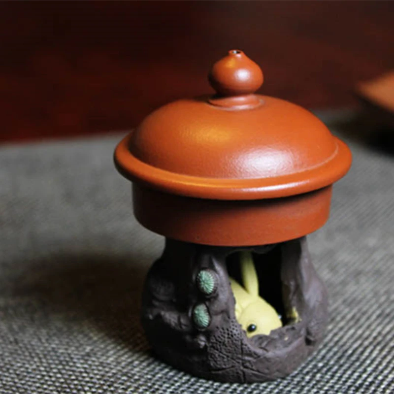 Креативный держатель для крышки чайника или gaiwan yixing zisha фиолетовая глина стойка