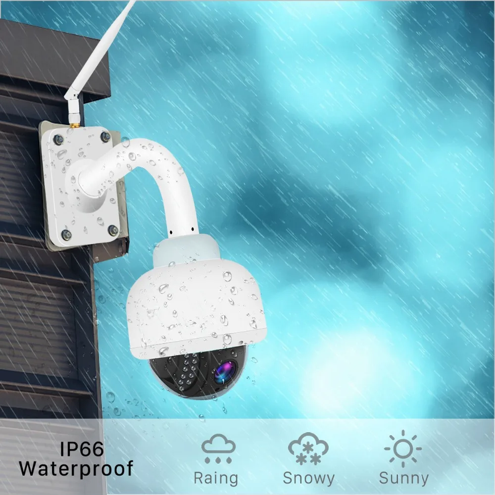 IP камера ANBIUX HD 1080P Wi Fi PTZ 32 ГБ TF карта|Камеры видеонаблюдения| |