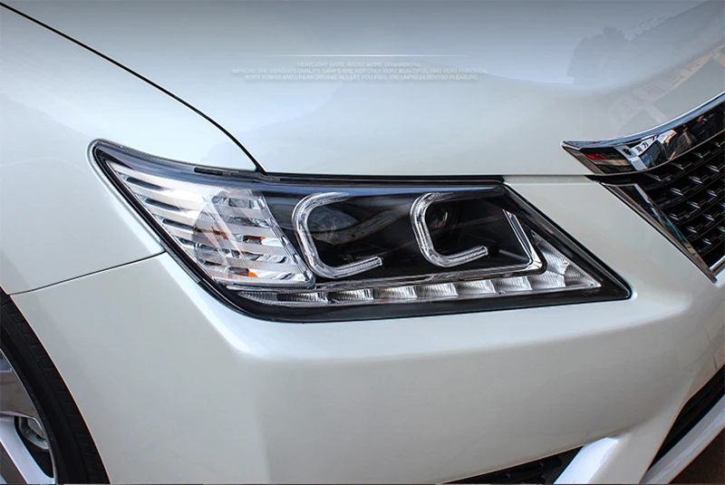 Vland Автомобиль Стайлинг для Toyota Camry фары 2012- светодиодный фары проектор DRL фары Ангельские глазки