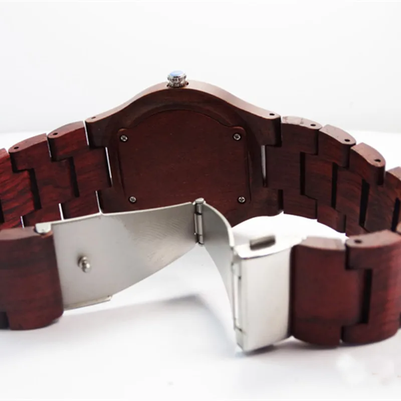 Мужские деревянный Часы лучший бренд роскошных часов 2016 новейшие Япония