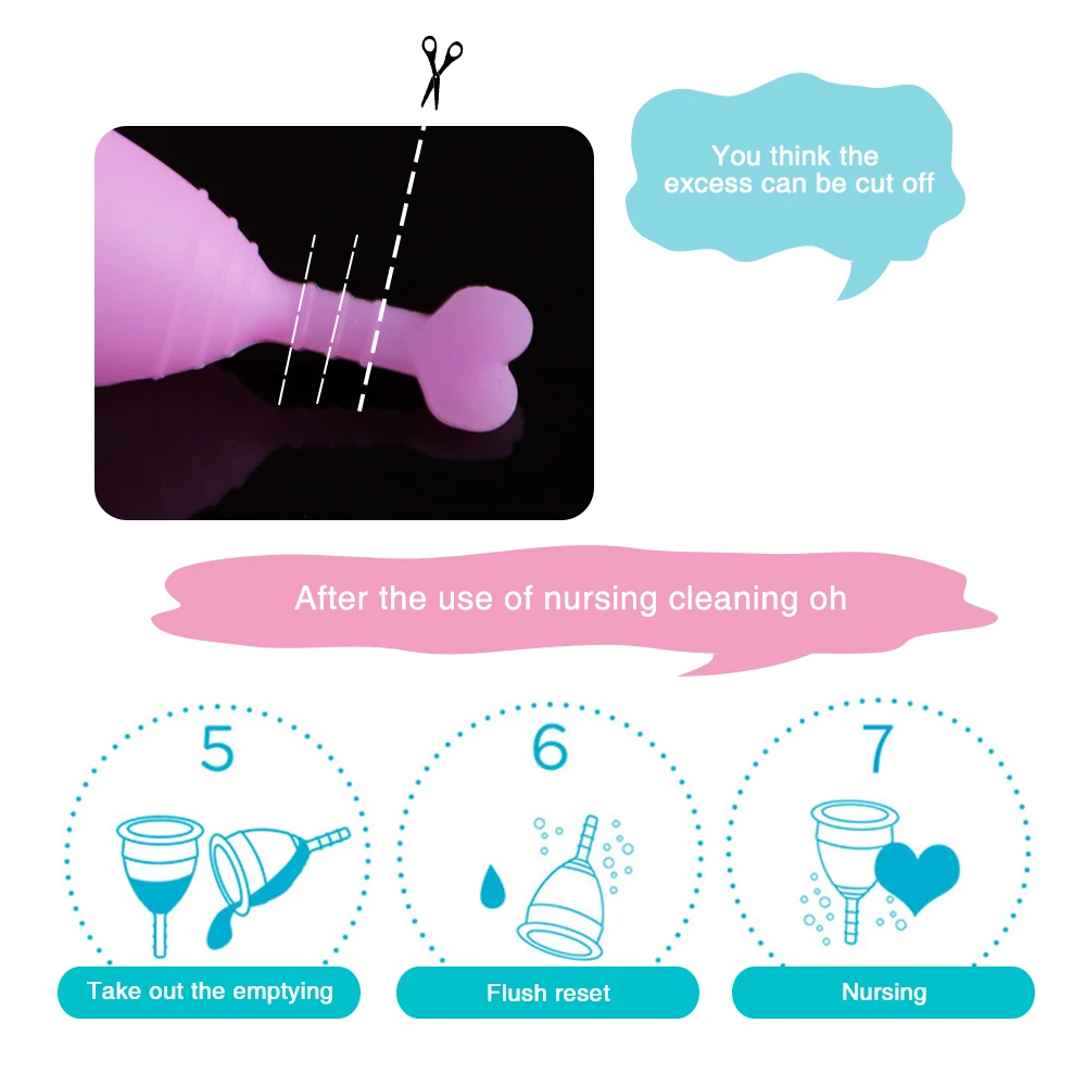 3 шт. женские менструальные чаши женственная гигиена уход за влагалищем Copa