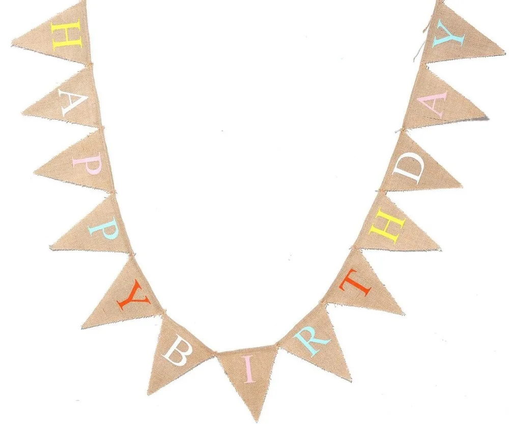 Висячие флаги для фотосессии вечерние баннеры в форме сердца с днем рождения