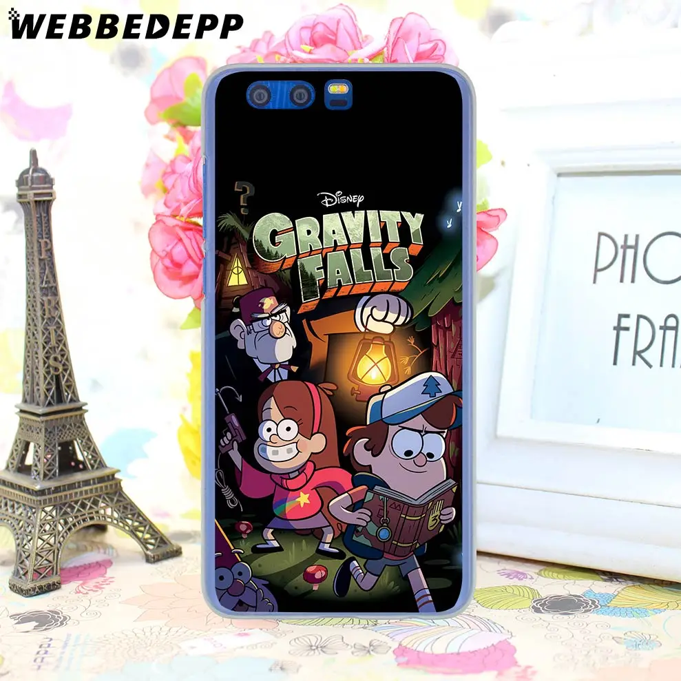 Жесткий чехол для телефона WEBBEDEPP с рисунком Гравити Фолз аниме для huawei Honor Play 9 8 8C 10 Lite 8X 7X 6A 7A Pro 2GB 3GB - Цвет: 1