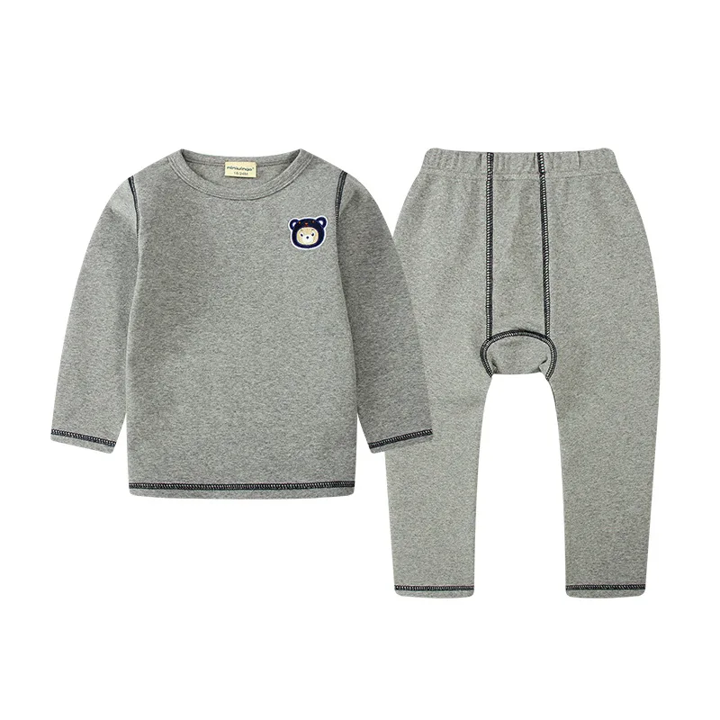 Christmas Kids Thermal Underwear Boys Set Girls Warm Sports Fleece Underwears Suit Skin Long Johns | Детская одежда и обувь