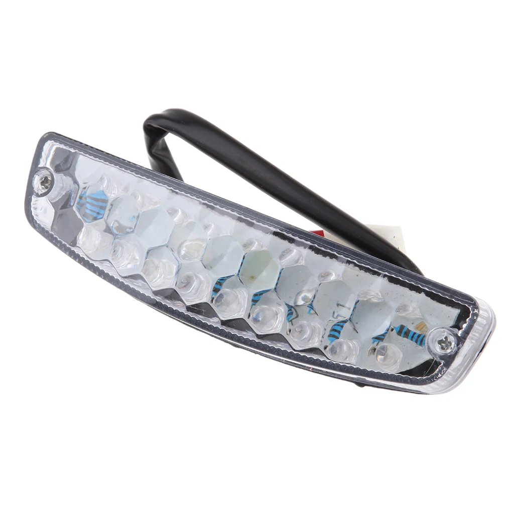 

12V Motorcycle Scooter Cafe Racer LED Red Rear Tail Stop Brake Light Lamp Turn Signal Indicator