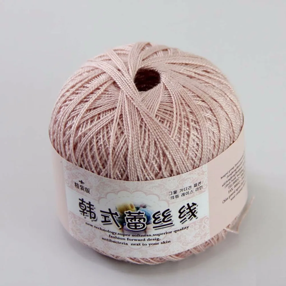 3ballsx50g новый мягкий ручной хлопок кружево шерсть пряжа крючком шаль шарф вязание
