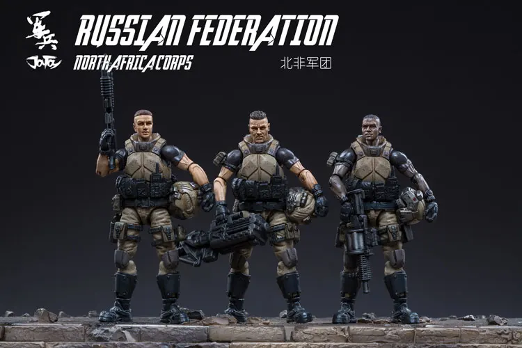 1/18 JOYTOY солдатики фигурки русские фенедации военная модель игрушки солдат Набор
