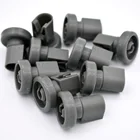 10 шт., верхние колеса для посудомоечной машины, комплекты корзин, подходят для универсальных запасных частей для посудомоечной машины Aeg Favorit eg, Zanussi