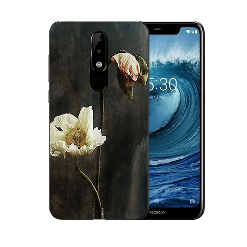 Чехол для телефона Nokia 5 1 Plus задняя крышка из мягкого ТПУ Новый Идеальный дизайн