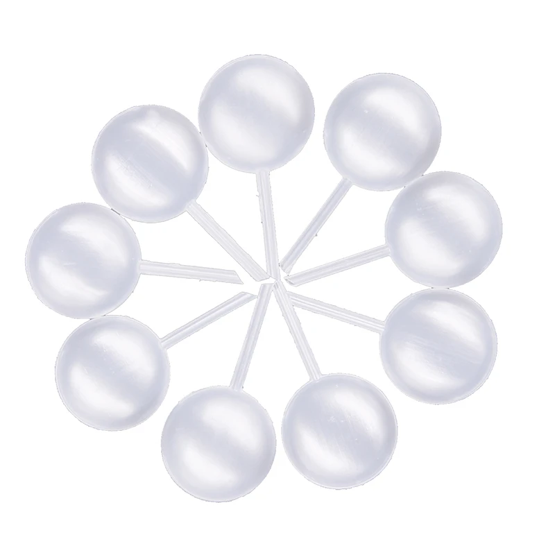 EKIND 100/200 Pcs 4ML Jelly Milkshake Cake Droppers Disposable Dropper Straw Cupcake Mousse Macaron Baking Tools | Дом и сад