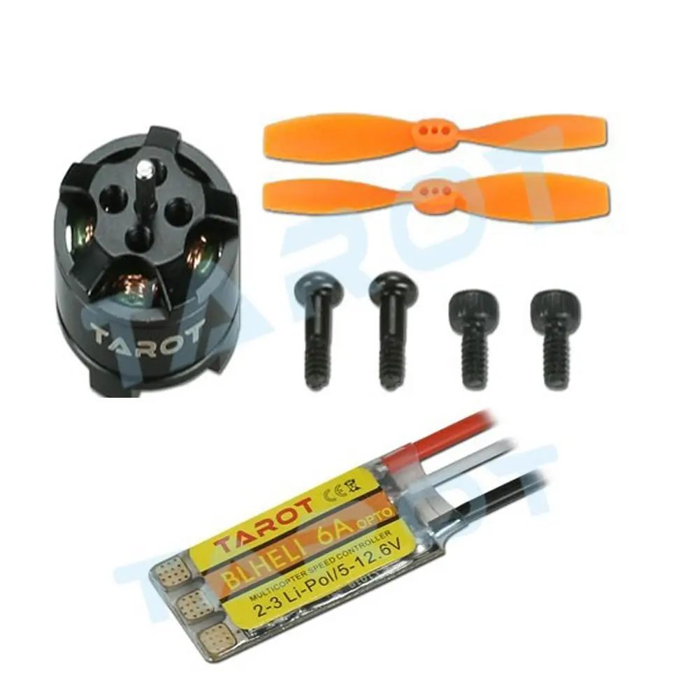 Моторный пропеллер Tarot TL300G5 2 3S 6A Blheli ESC + MT1104 4000KV TL150M1 для DIY FPV Mini 120 130 многороторный