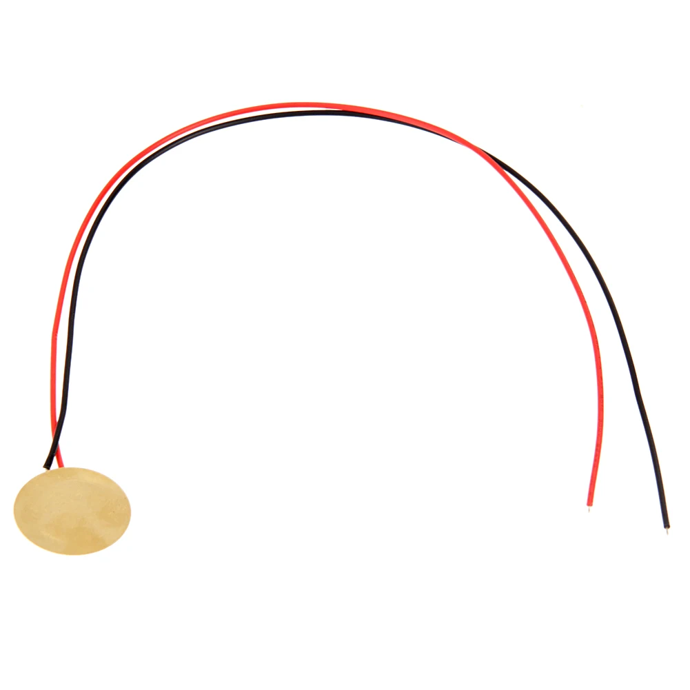 12 шт./лот пьезоусилители диски выводы 27 мм с выводами гитарная коробка