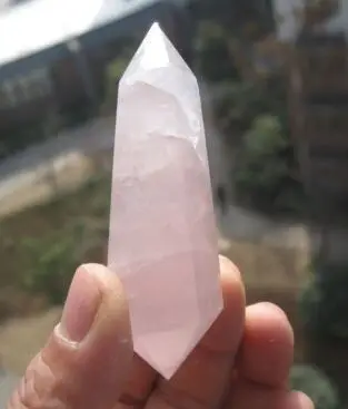40 50 г натуральный розовый кварцевый кристалл двойное заживление|healing point|healing quartz