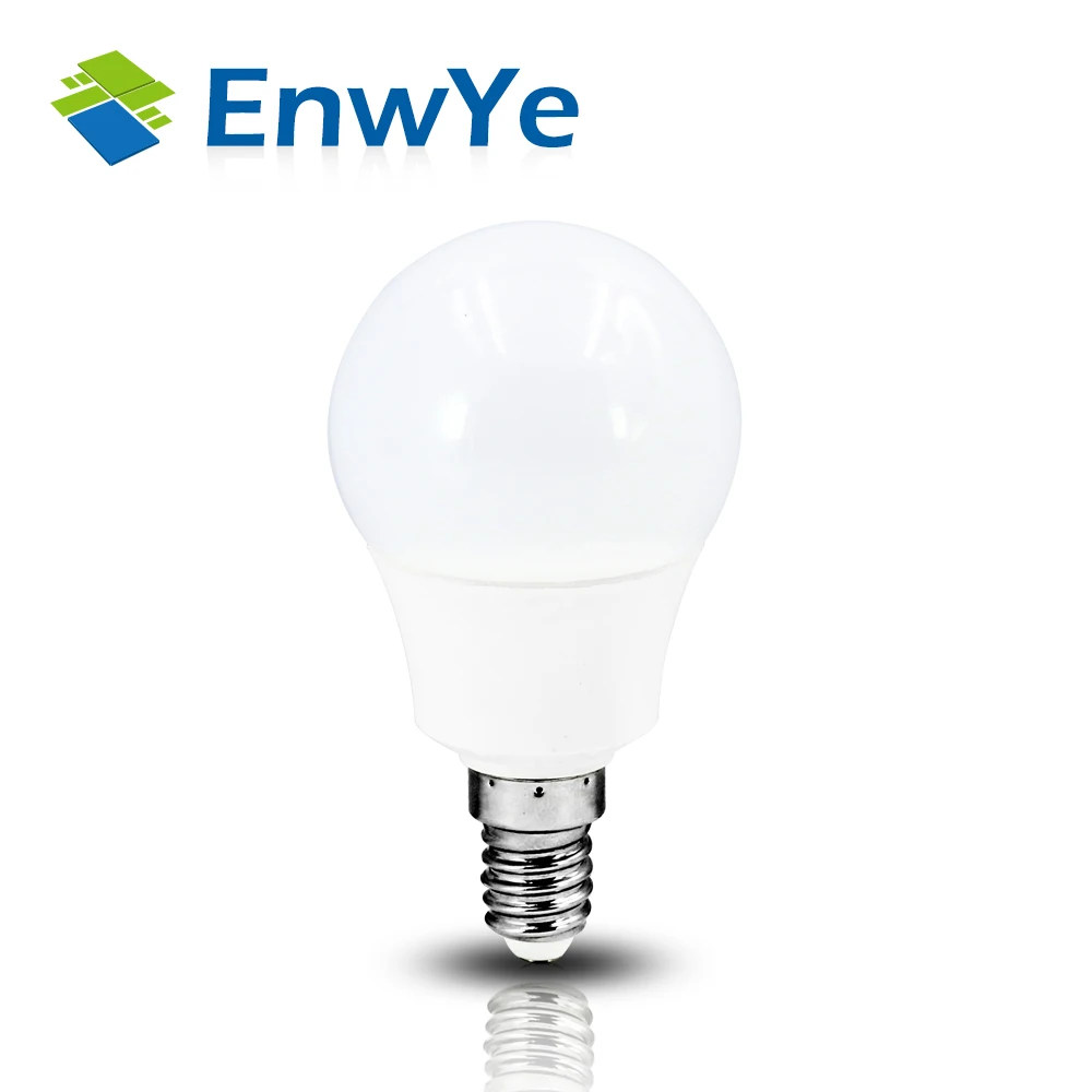 EnwYe светодиодный светильник E14 E27 AC 220 В 230 В 20 Вт 18 Вт 15 Вт 12 Вт 9 Вт 6 Вт 3 Вт светодиодный прожектор настольные лампы
