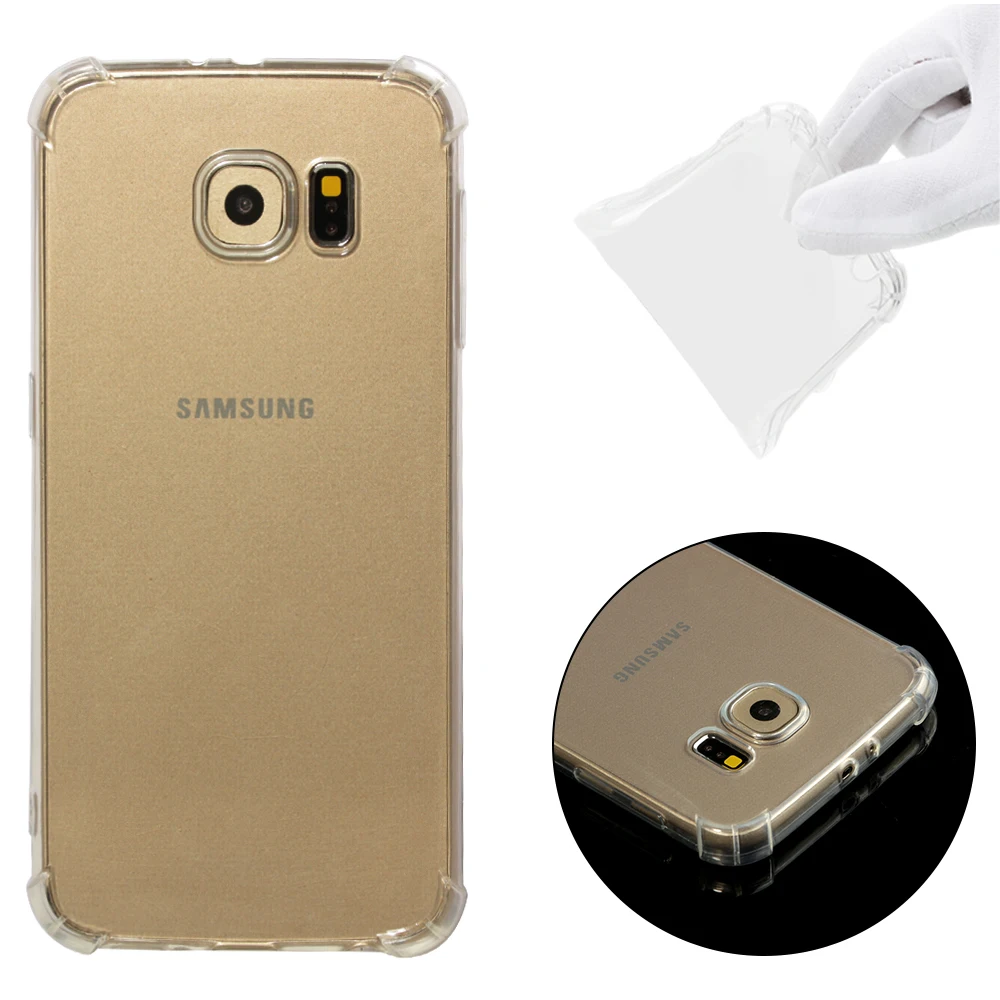 Soft Cover for Samsung Galaxy S6 S 6 Duos G920 G920F G920FD SM-G920F SM-G920FD G920W8 Ultra thin Clear Transparent Silicone Case |