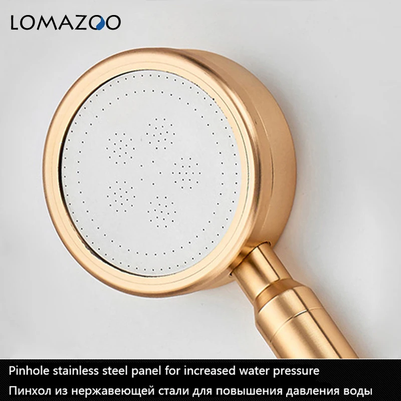 Душевая лейка LOMAZOO высокого давления для спа-салона ручная алюминиевая Лейка
