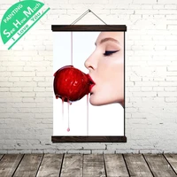 otherworld red apple scroll painting canvas vintage poster and prints wall art pictures living room bedroom farmhouse decoration