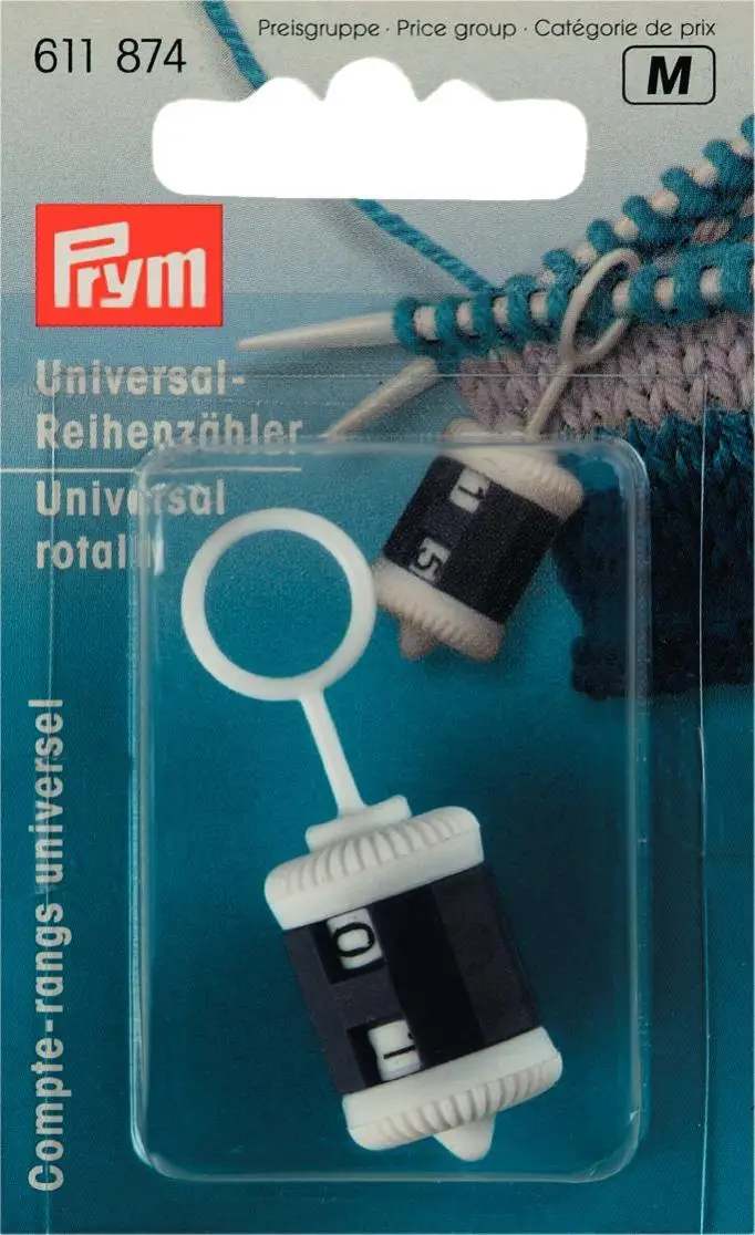 Германия Prym тканые аксессуары, гаджеты, счетчики, 611869/611874, универсальный вращается, инструменты для пэчворка, вязальные инструменты, руководство