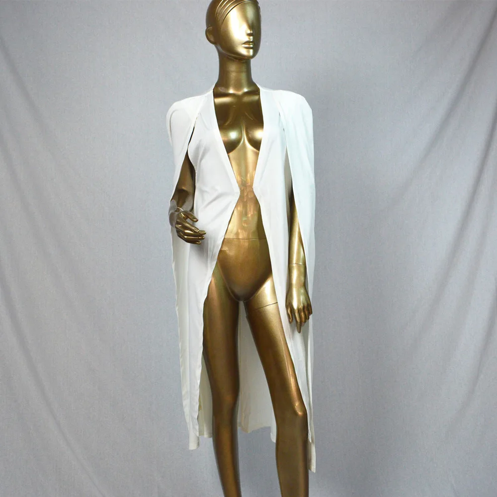 OMILKA 2017 Осенний Женский Длинный плащ большого размера блейзеры и куртки