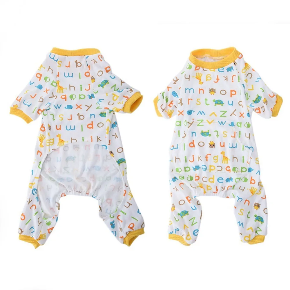 Кота собаки любимчика с надписью хлопковые пижамы для отдыха и Прочный