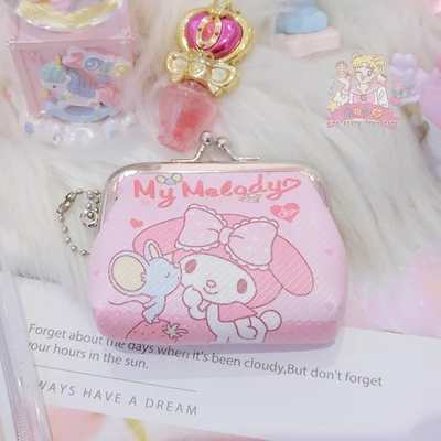 F Аниме Сейлор Мун косплей розовый мини кошелек ключ сумка my melody чехол для монет защелкивающийся кошелек Чехол мягкие куклы плюшевые игрушки - Цвет: F