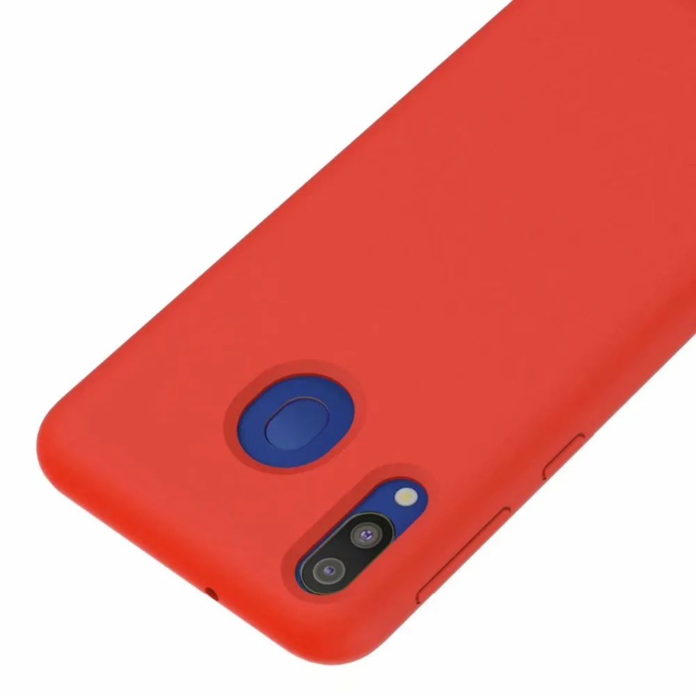 Оригинальный чехол Macaron для Samsung Galaxy M10 Matte M20 жидкий Мягкий силиконовый из ТПУ A10 A20