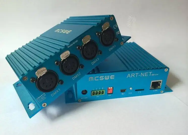 Двунаправленный 4 порта/2048 канала от DMX512 до Art Net/Art Net dmx512/(только для WS2801)