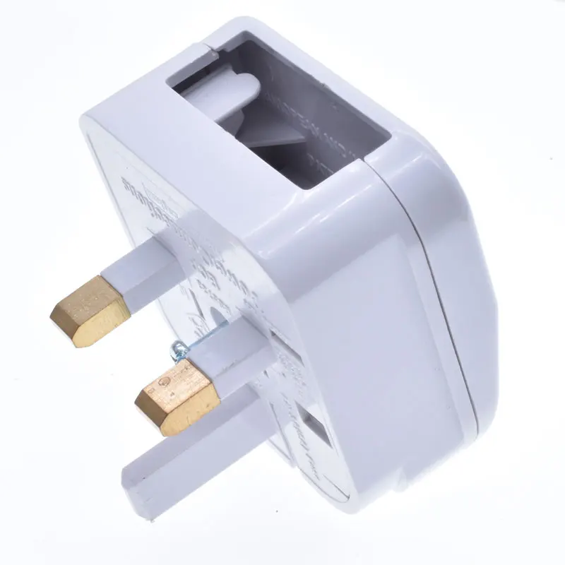 ЕС вилка Великобритании адаптер машина коробочного типа круглый два контакта 4 0