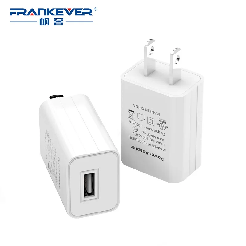 Мобильный телефон зарядное устройство FrankEver 5V1A портативный настенный адаптер USB