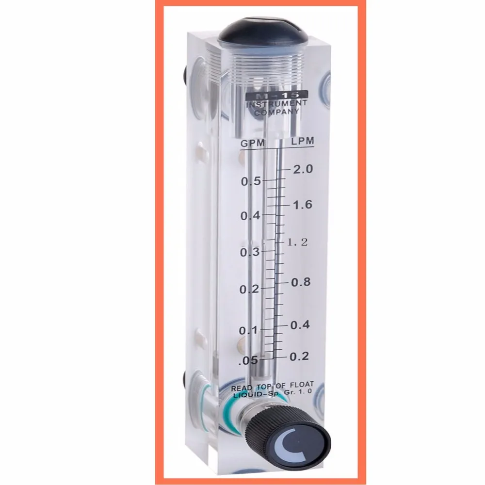 with control valve LZM-15 panel type 0.5-5GPM(0.2-2L/min) flowmeter(flow meter) lzm15 panel/Liquid flowmeters Tools