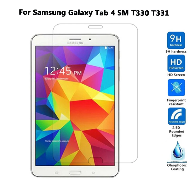 Закаленное стекло 9H для Samsung Galaxy Tab 4 8 0 T330 T331 T333 T335 защитная пленка экрана планшета
