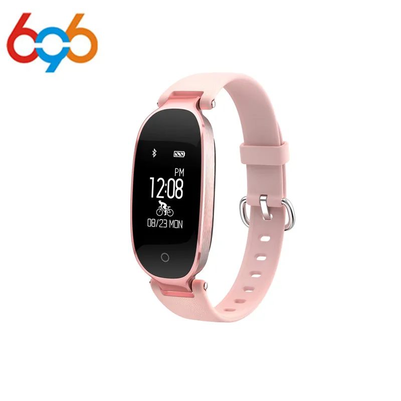 696 S3 Bluetooth Smart часы модные женские туфли монитор сердечного ритма Фитнес трекер