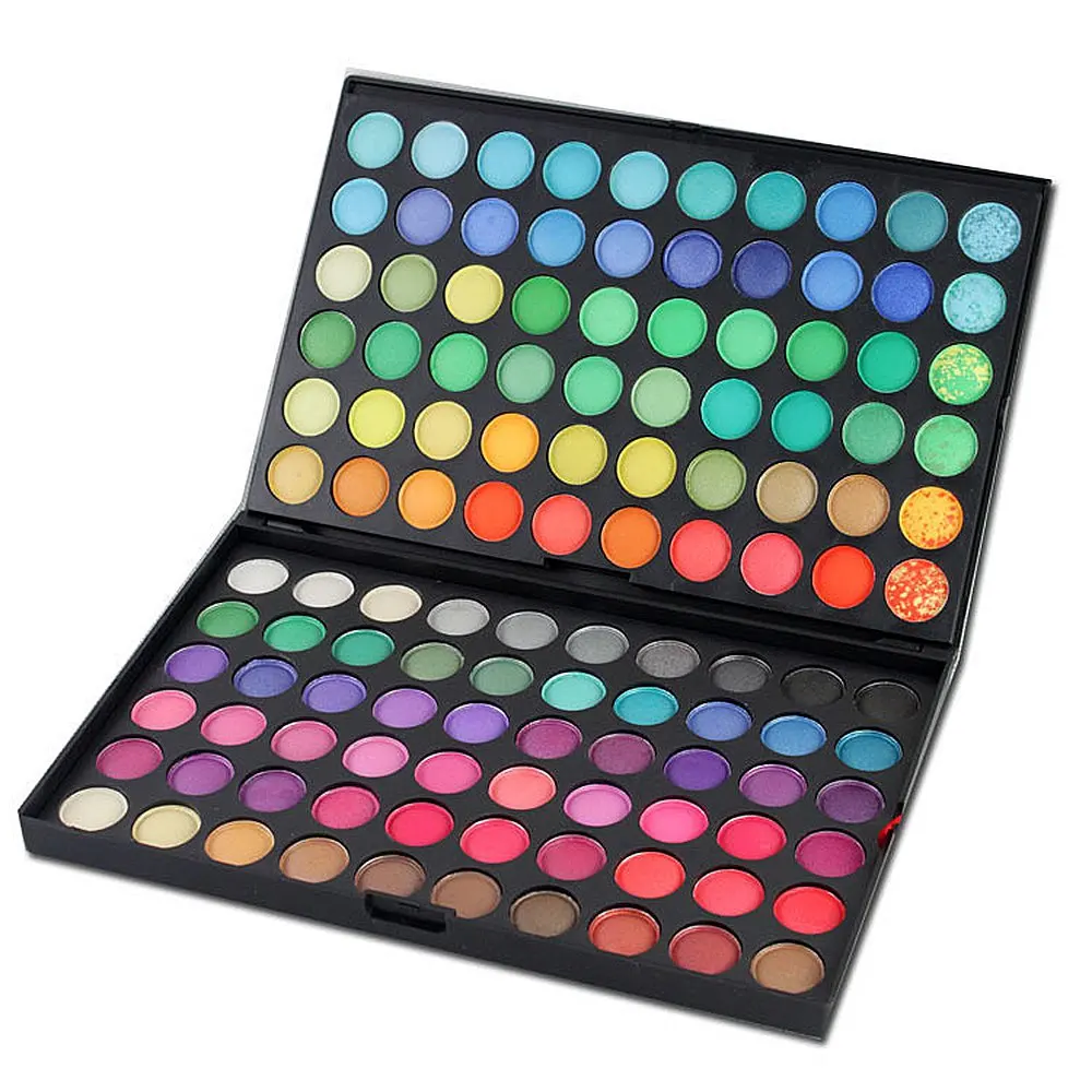 Бесплатная доставка Красота косметический Pro 120 теплый земля ColorEyeshadow Eye Shadow