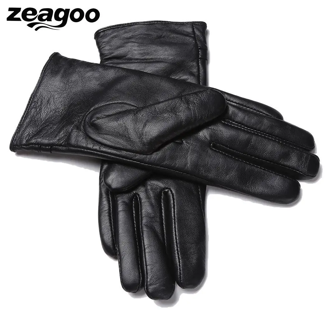Zeagoo 100% шерстяная подкладка зимние теплые перчатки для сенсорного экрана женщин